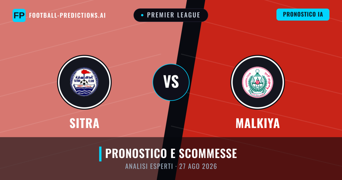 Sitra vs Malkiya — pronostico e anteprima del match