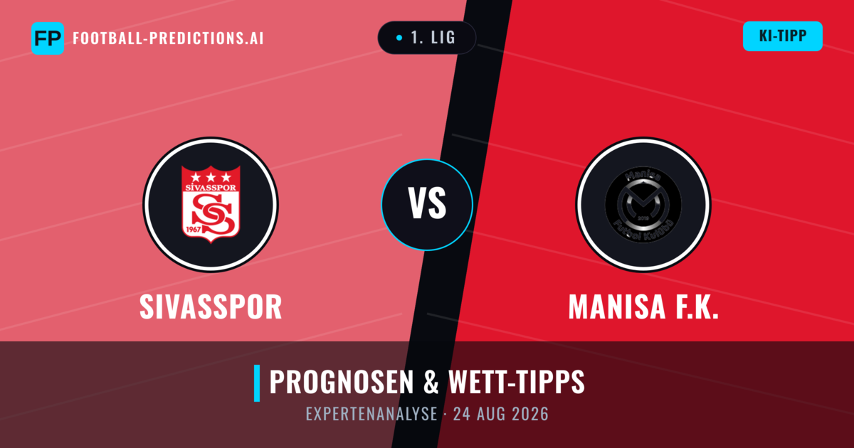 Sivasspor vs Manisa F.K. — Prognose und Spielvorschau