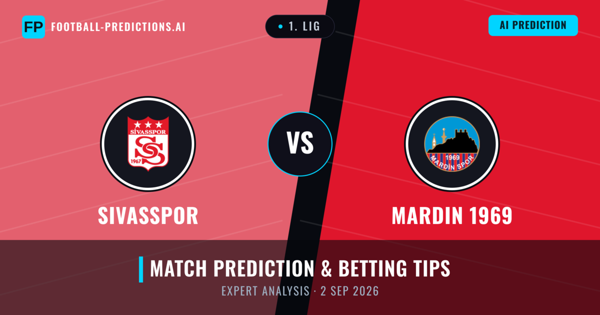 Sivasspor vs Mardin 1969 — match prediction & preview