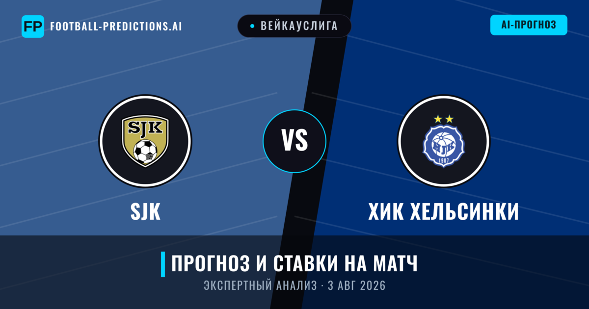 SJK – ХИК Хельсинки — прогноз и превью матча