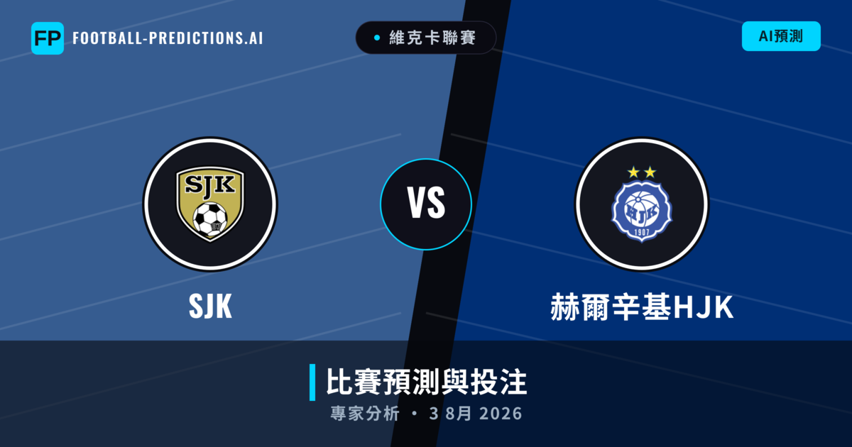 SJK vs 赫爾辛基HJK — 比赛预测和前瞻