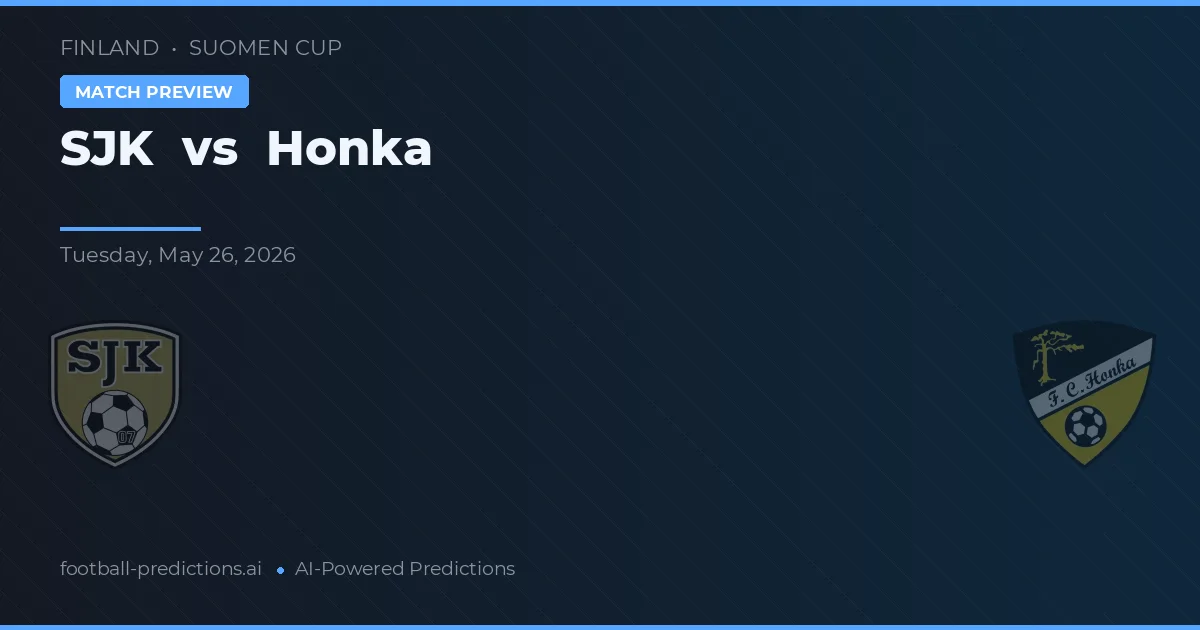 Honka vs VJS — pronostic et avant-match