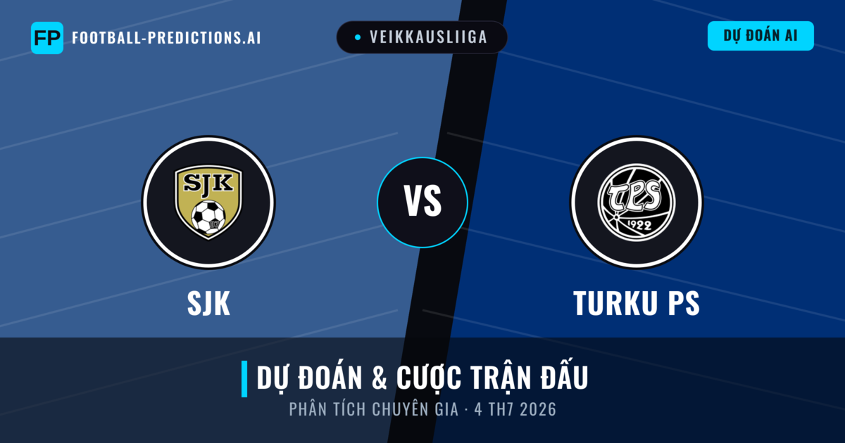 SJK vs Turku PS — dự đoán và xem trước trận đấu