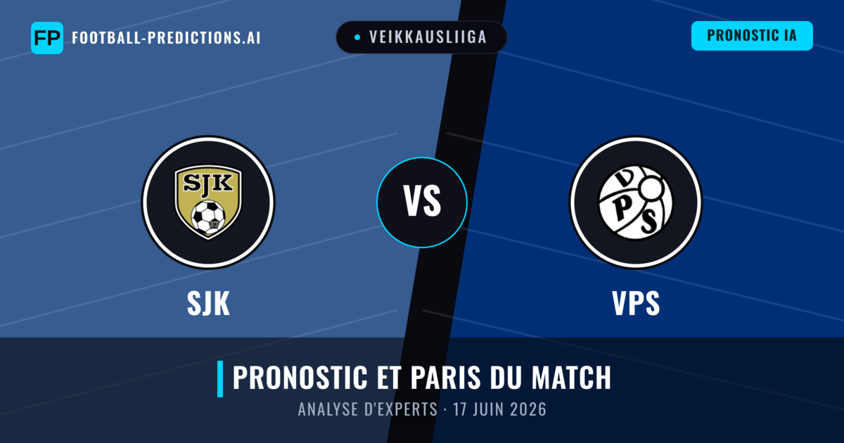 SJK vs VPS — pronostic et avant-match