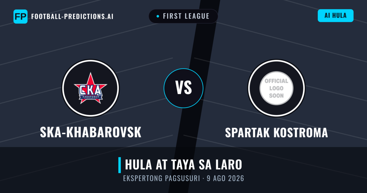Ska-khabarovsk vs Spartak Kostroma — hula at preview ng laban
