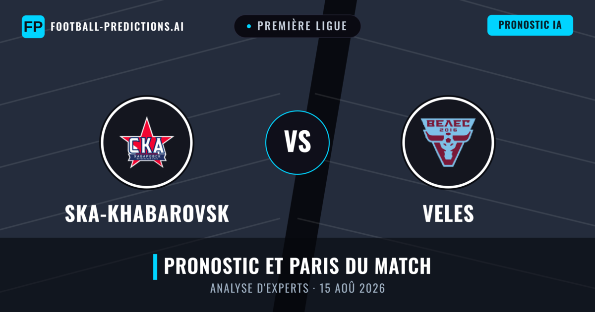 Ska-Khabarovsk vs Veles — pronostic et avant-match