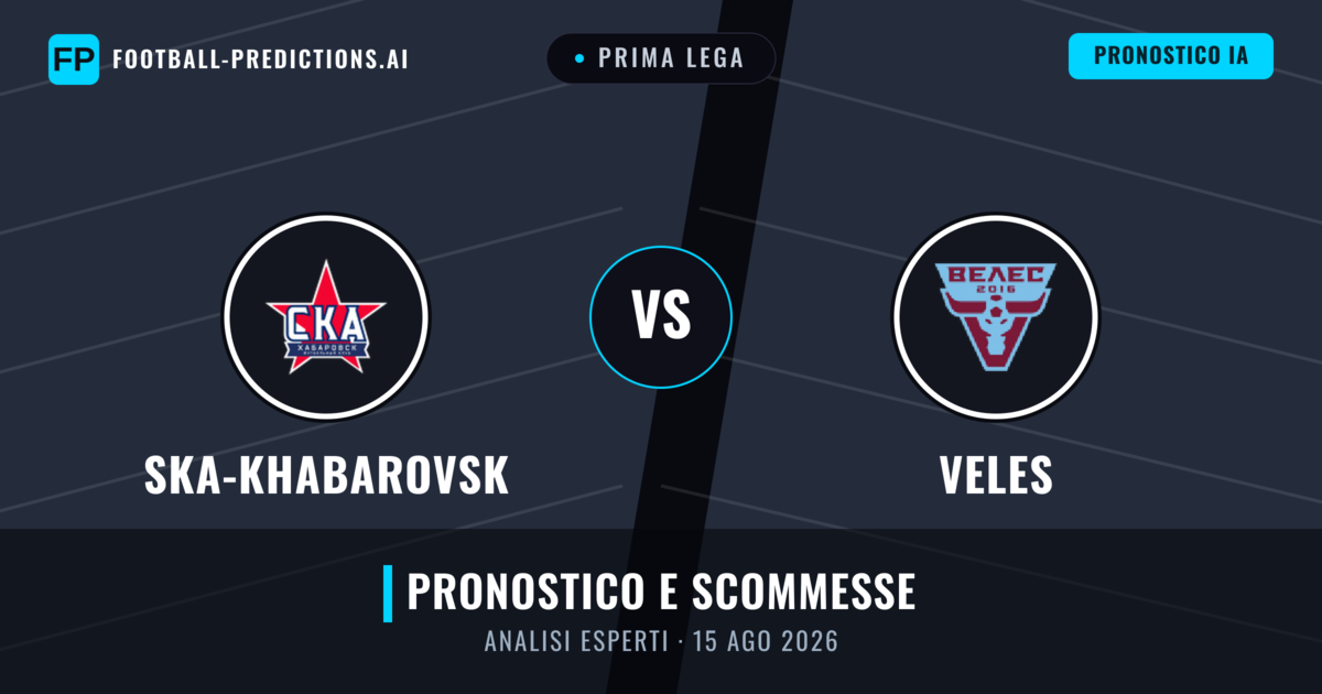 Ska-Khabarovsk vs Veles — pronostico e anteprima del match