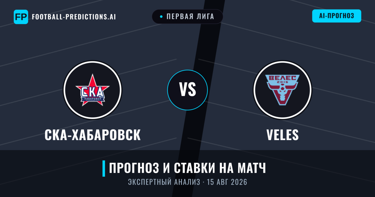 СКА-Хабаровск – Veles — прогноз и превью матча