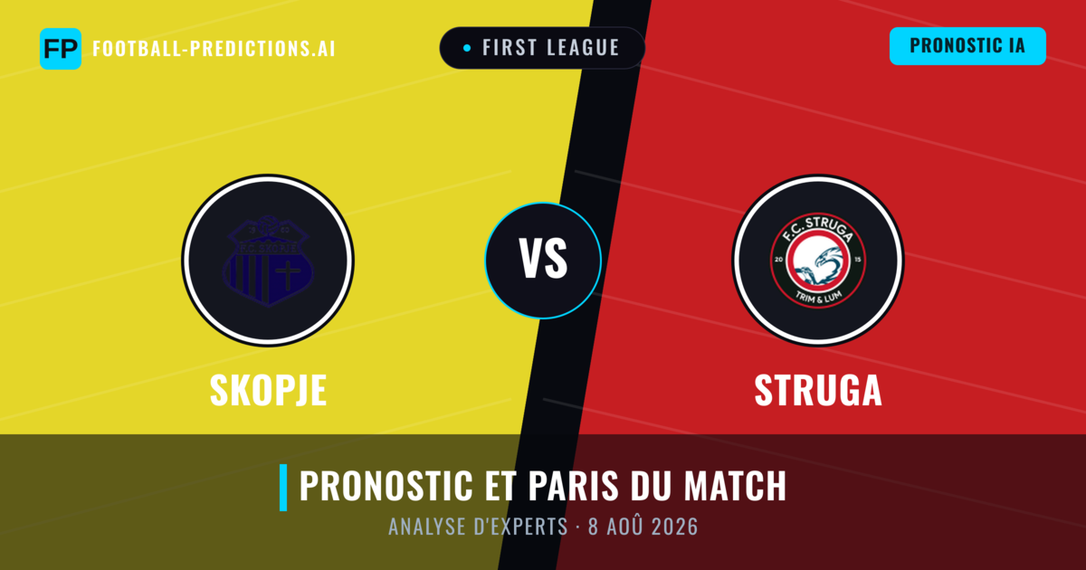 Skopje vs Struga — pronostic et avant-match