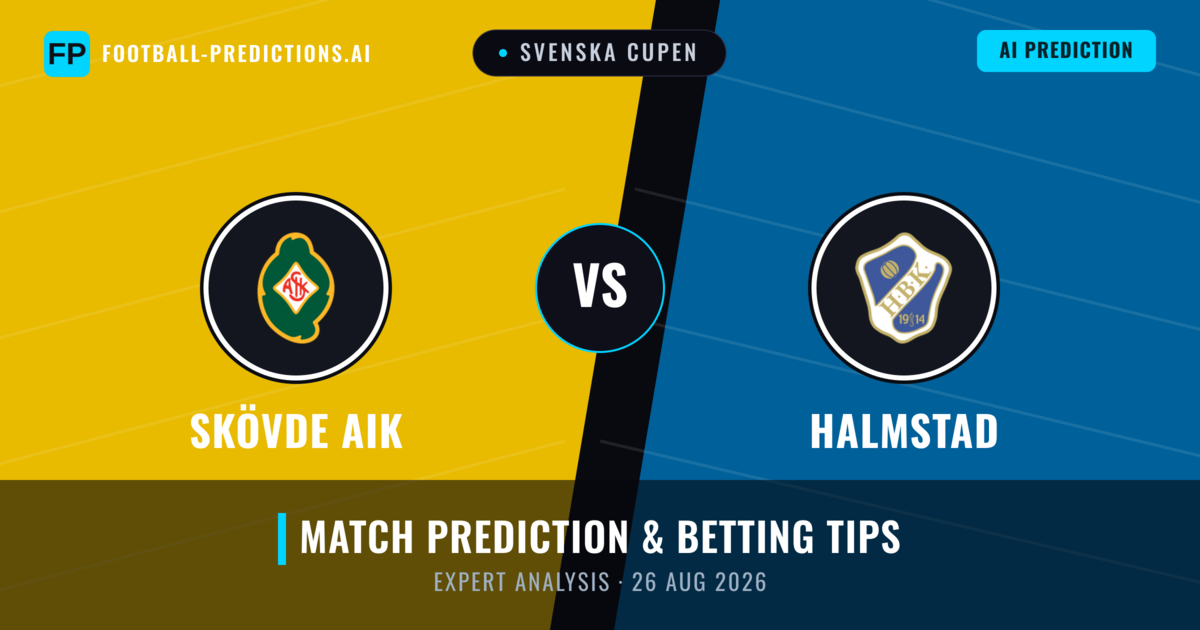 Skövde AIK vs Halmstad — match prediction & preview