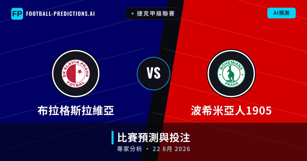 布拉格斯拉維亞 vs 波希米亞人1905 — 比赛预测和前瞻