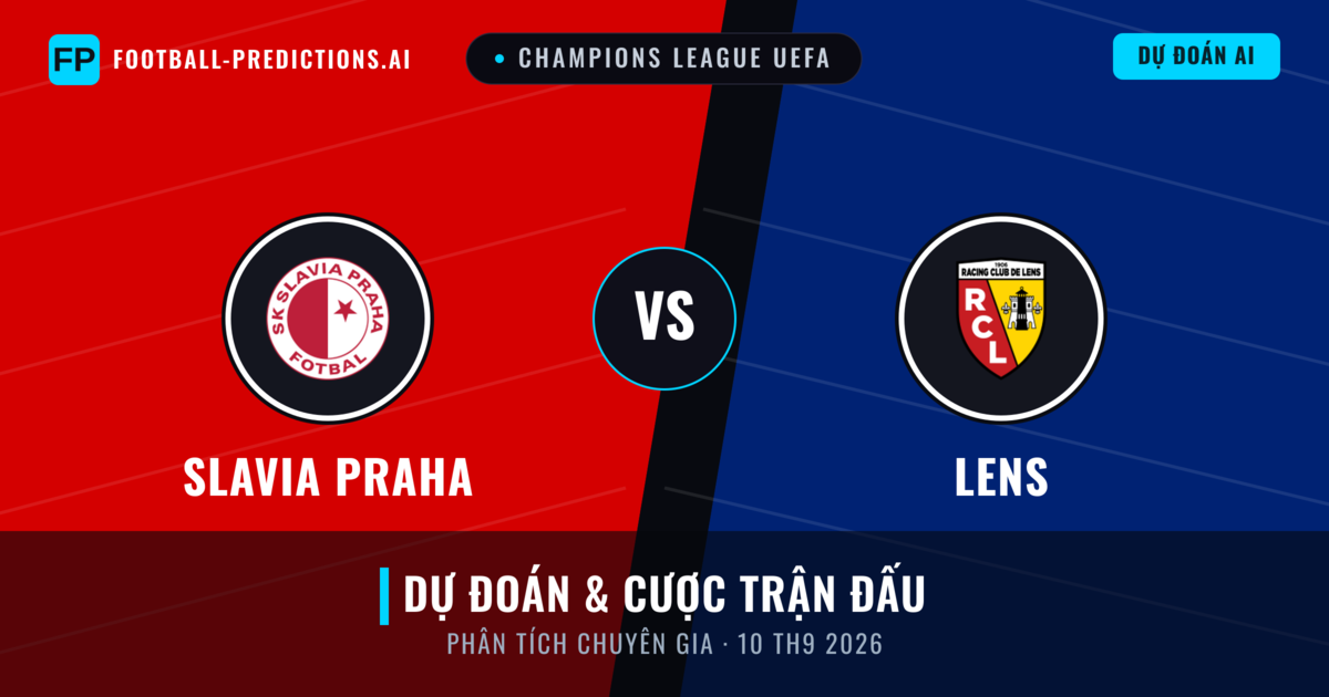 Slavia Praha vs Lens — dự đoán và xem trước trận đấu