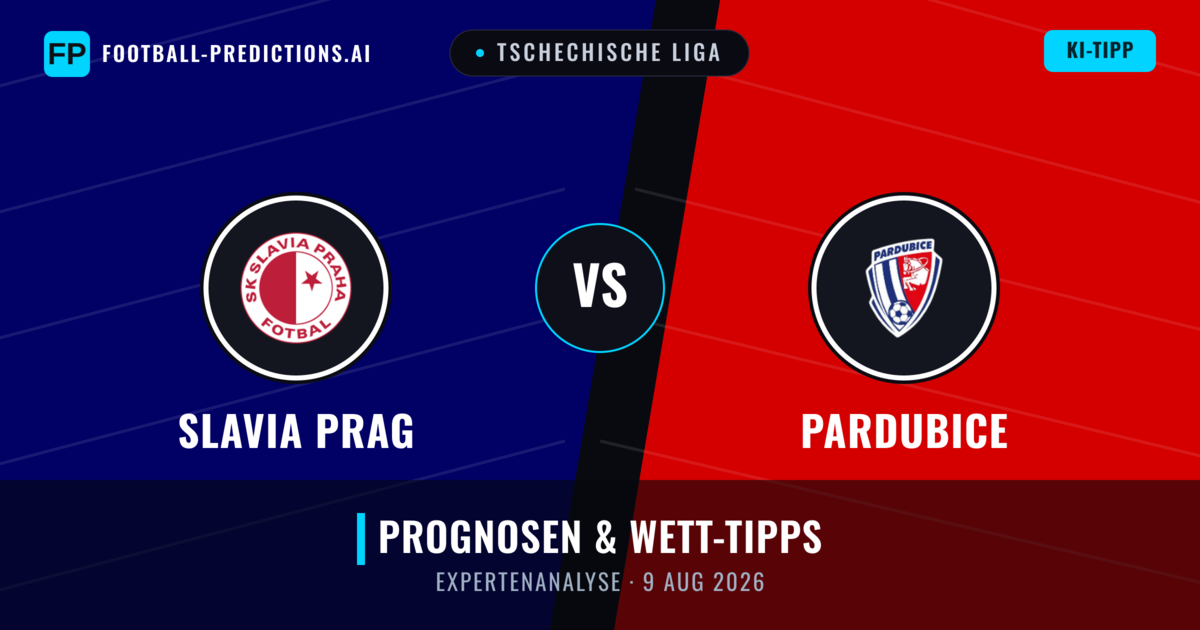 Slavia Prag vs Pardubice — Prognose und Spielvorschau