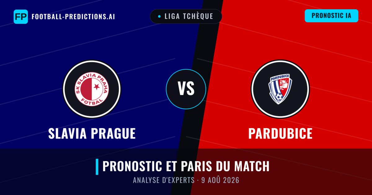 Slavia Prague vs Pardubice — pronostic et avant-match