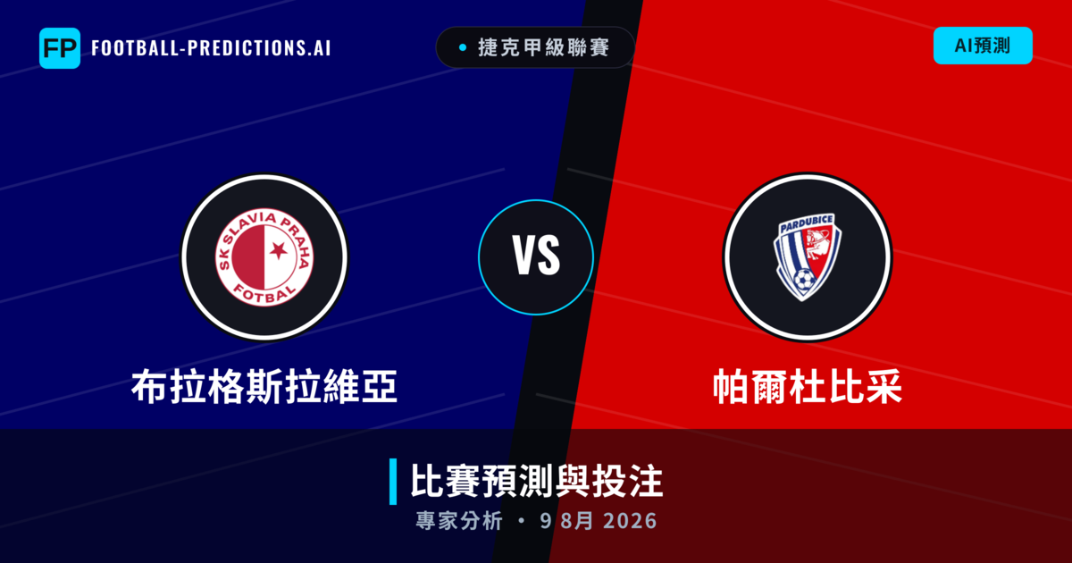 布拉格斯拉維亞 vs 帕爾杜比采 — 比赛预测和前瞻