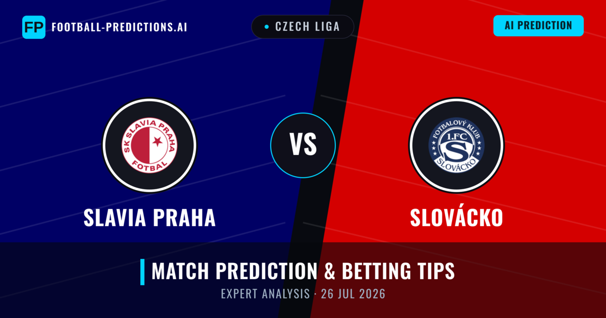 Slavia Praha vs Slovácko — match prediction & preview