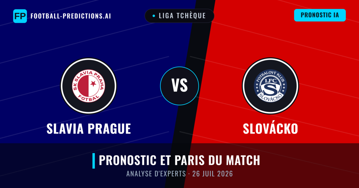 Slavia Prague vs Slovácko — pronostic et avant-match