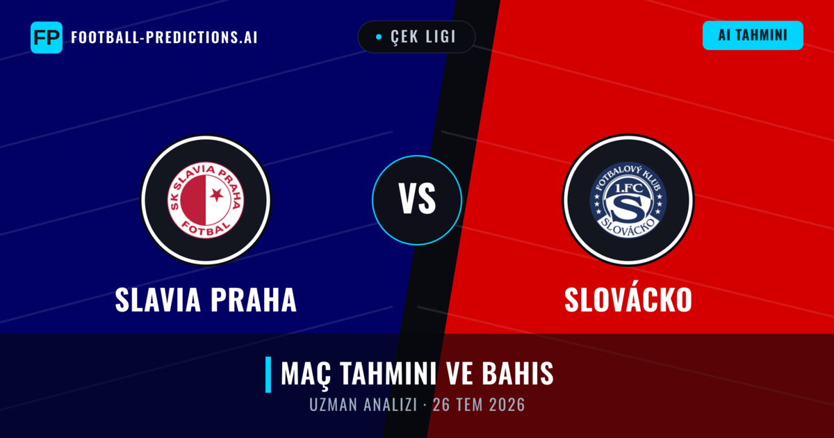 Slavia Praha - Slovácko — maç tahmini ve önizleme