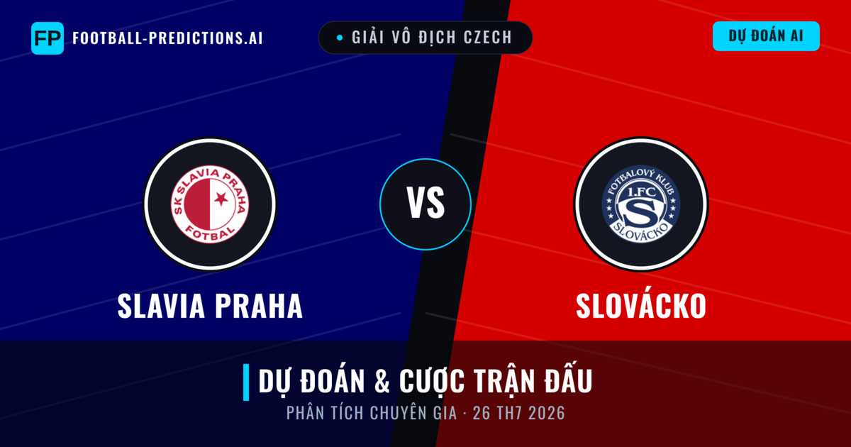 Slavia Praha vs Slovácko — dự đoán và xem trước trận đấu