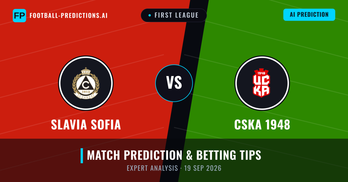 Slavia Sofia vs CSKA 1948 — match prediction & preview
