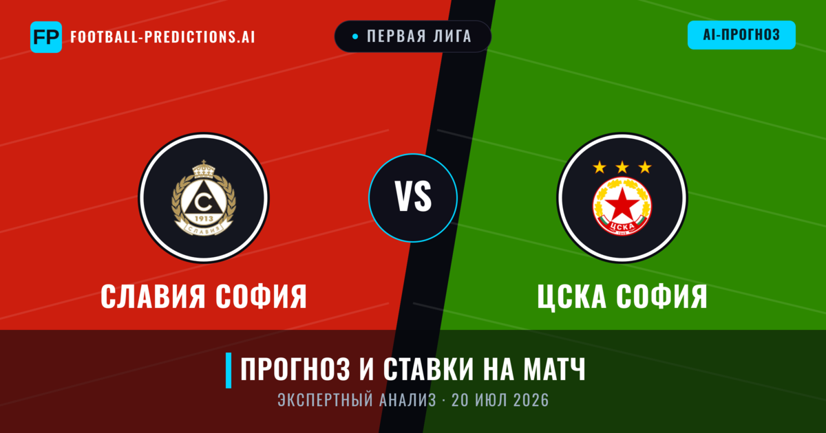 Славия София – ЦСКА София — прогноз и превью матча