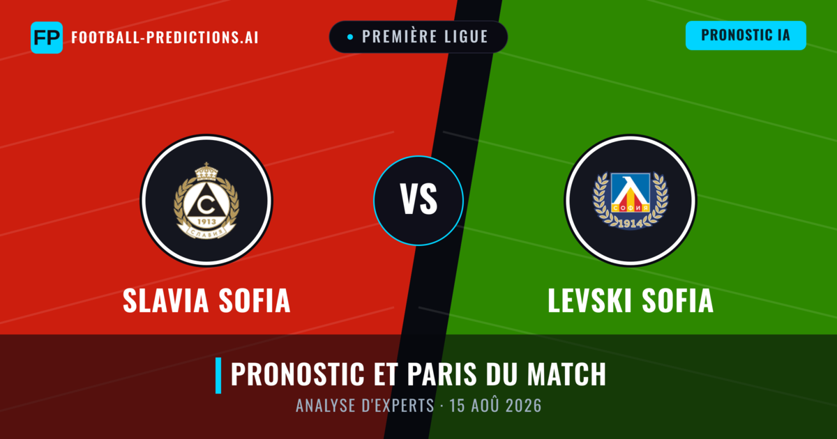 Slavia Sofia vs Levski Sofia — pronostic et avant-match