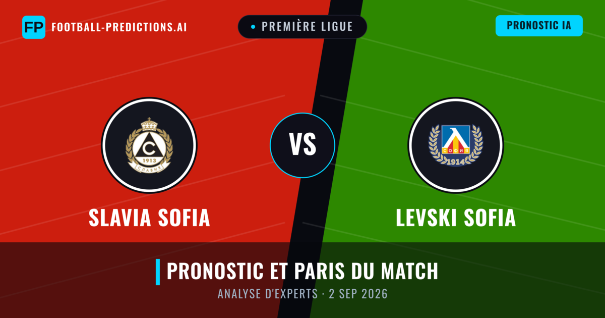 Slavia Sofia vs Levski Sofia — pronostic et avant-match