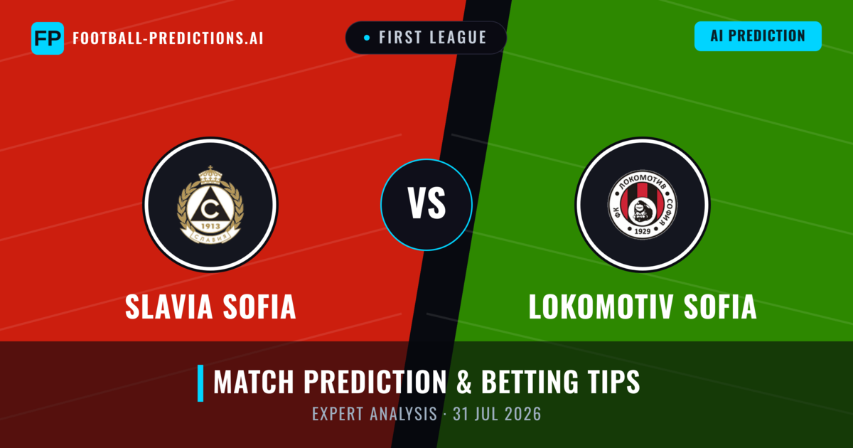Slavia Sofia vs Lokomotiv Sofia — match prediction & preview