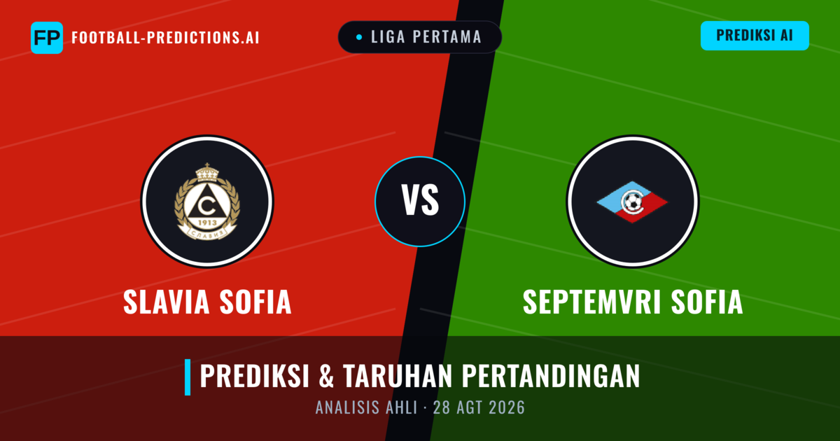 Slavia Sofia vs Septemvri Sofia — prediksi dan pratinjau pertandingan