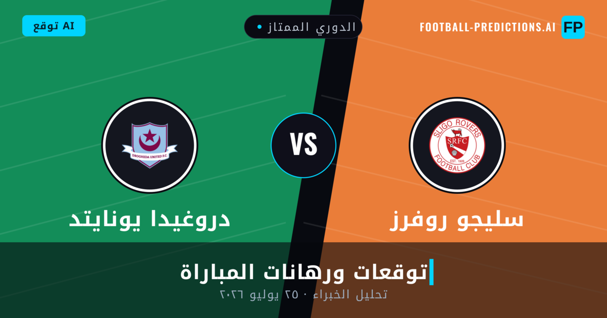 سليجو روفرز ضد دروغيدا يونايتد — توقعات ومعاينة المباراة