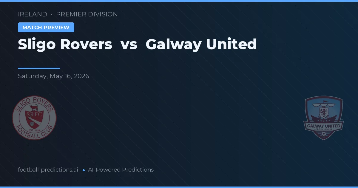 Sligo Rovers vs Galway United — pronostico e anteprima del match
