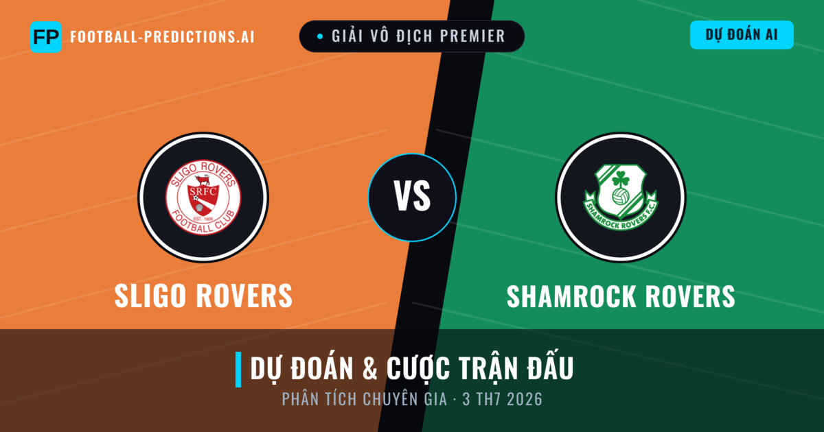 Sligo Rovers vs Shamrock Rovers — dự đoán và xem trước trận đấu