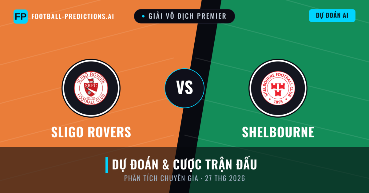 Sligo Rovers vs Shelbourne — dự đoán và xem trước trận đấu