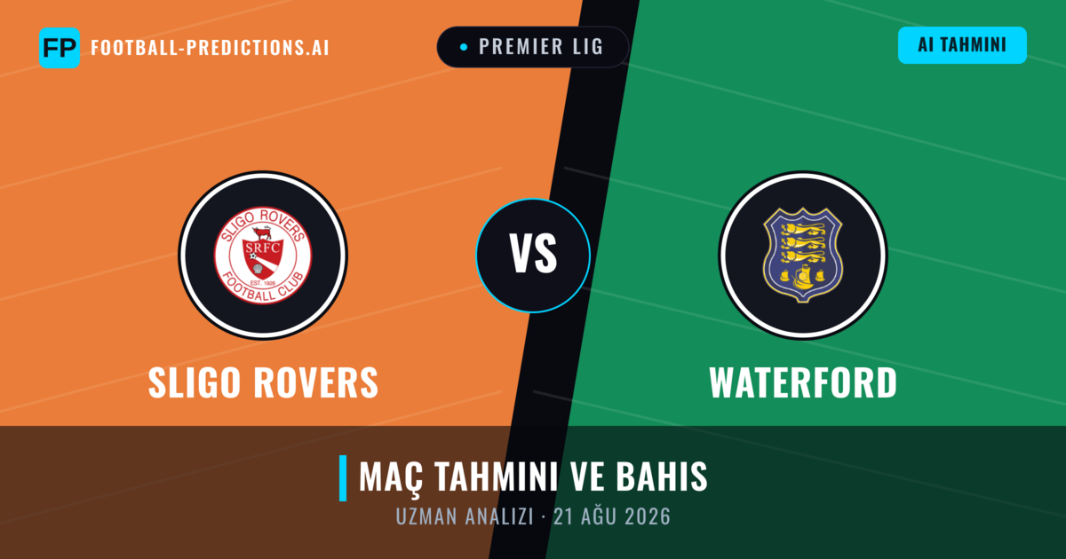 Sligo Rovers - Waterford — maç tahmini ve önizleme