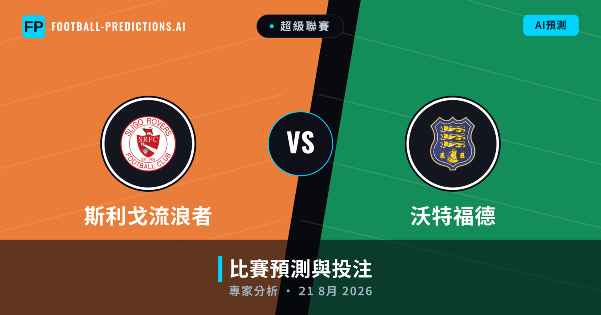 斯利戈流浪者 vs 沃特福德 — 比赛预测和前瞻