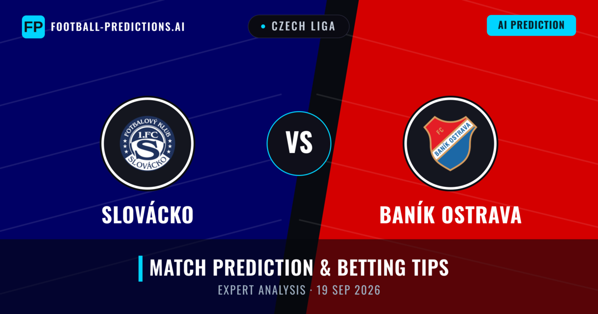 Slovácko vs Baník Ostrava — match prediction & preview
