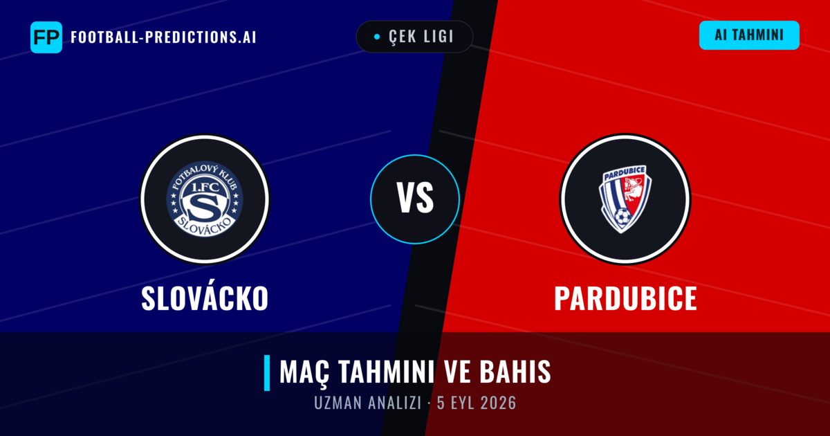 Slovácko - Pardubice — maç tahmini ve önizleme