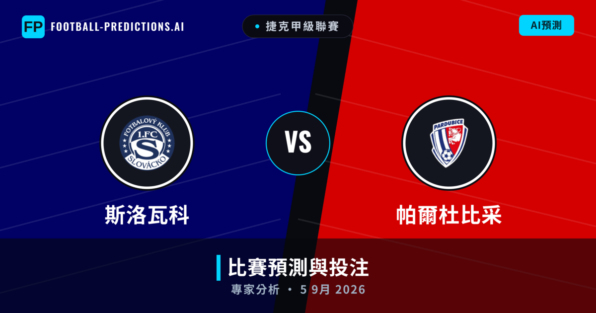 斯洛瓦科 vs 帕爾杜比采 — 比赛预测和前瞻