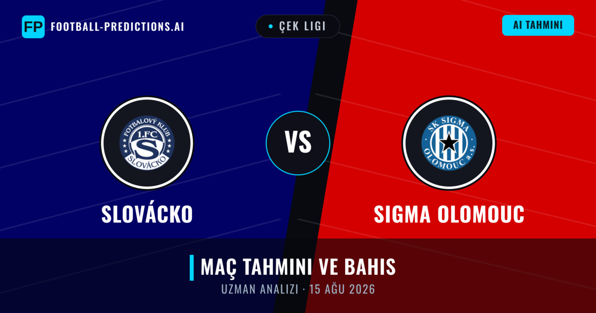 Slovácko - Sigma Olomouc — maç tahmini ve önizleme