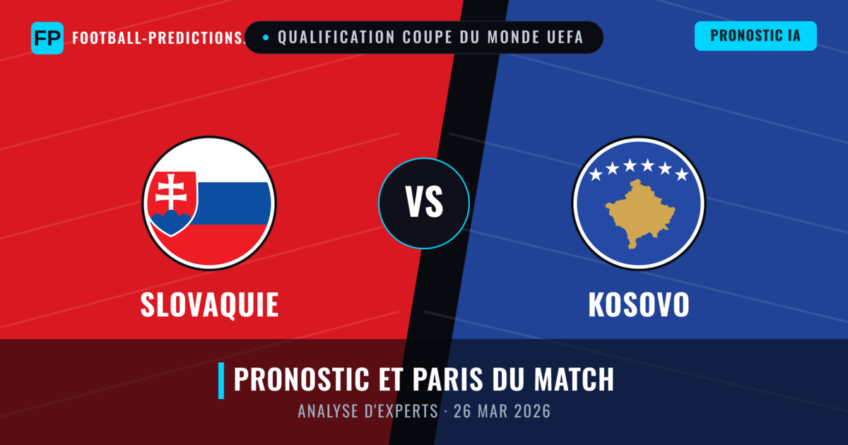 Slovaquie vs Kosovo — pronostic et avant-match