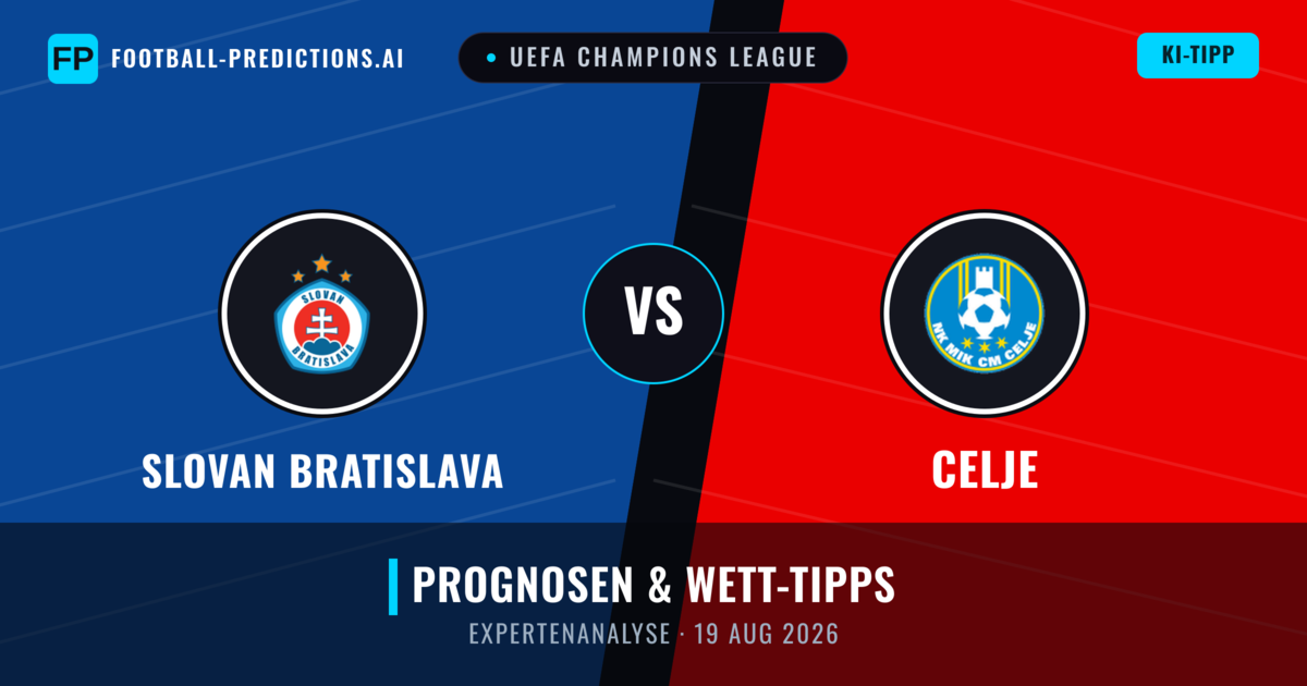 Slovan Bratislava vs Celje — Prognose und Spielvorschau