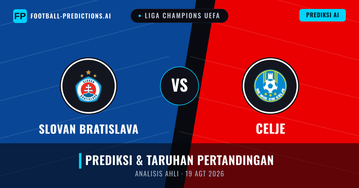 Slovan Bratislava vs Celje — prediksi dan pratinjau pertandingan