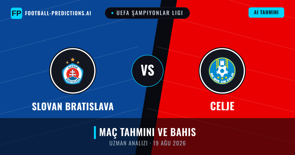 Slovan Bratislava - Celje — maç tahmini ve önizleme