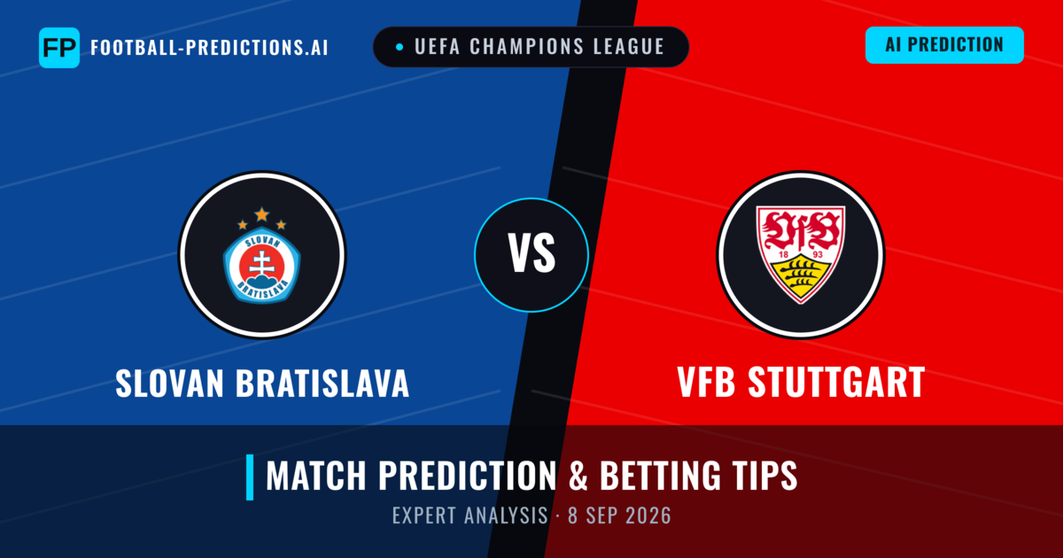 Slovan Bratislava vs VfB Stuttgart — match prediction & preview
