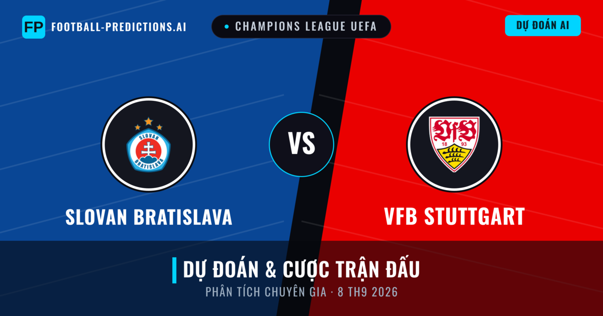 Slovan Bratislava vs VfB Stuttgart — dự đoán và xem trước trận đấu