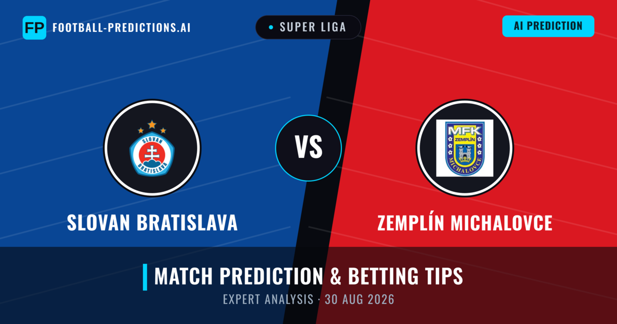 Slovan Bratislava vs Zemplín Michalovce — match prediction & preview