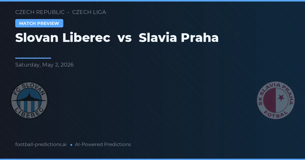 Slovan Liberec vs Slavia Praga — pronostico e anteprima del match
