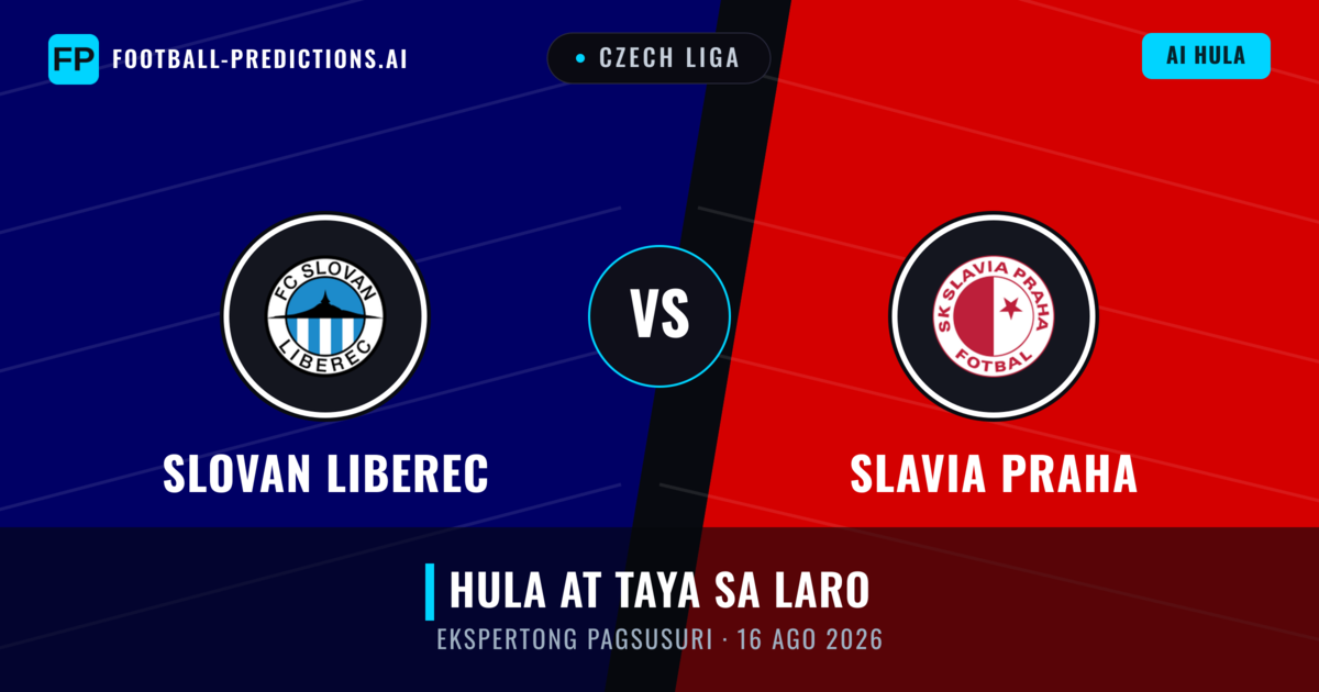 Slovan Liberec vs Slavia Praha — hula at preview ng laban