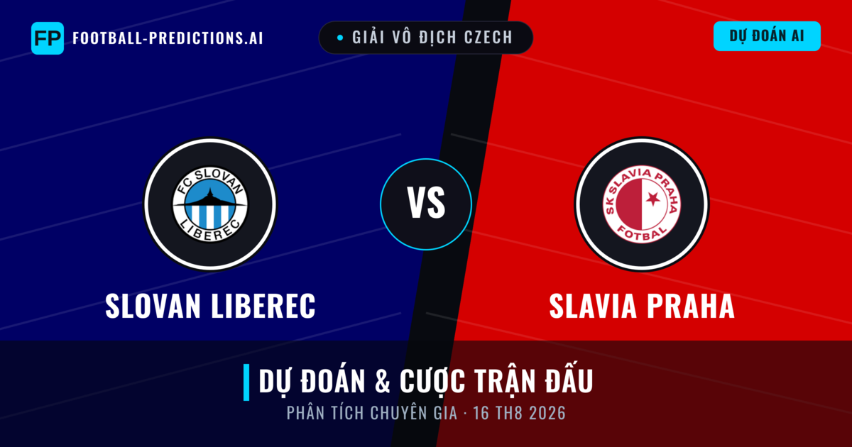 Slovan Liberec vs Slavia Praha — dự đoán và xem trước trận đấu