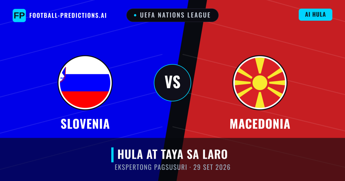 Slovenia vs Macedonia — hula at preview ng laban